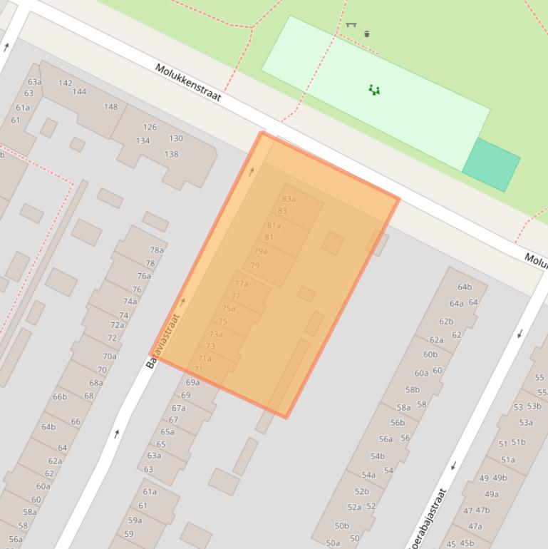 Kaart van postcodegebied 9715KM.