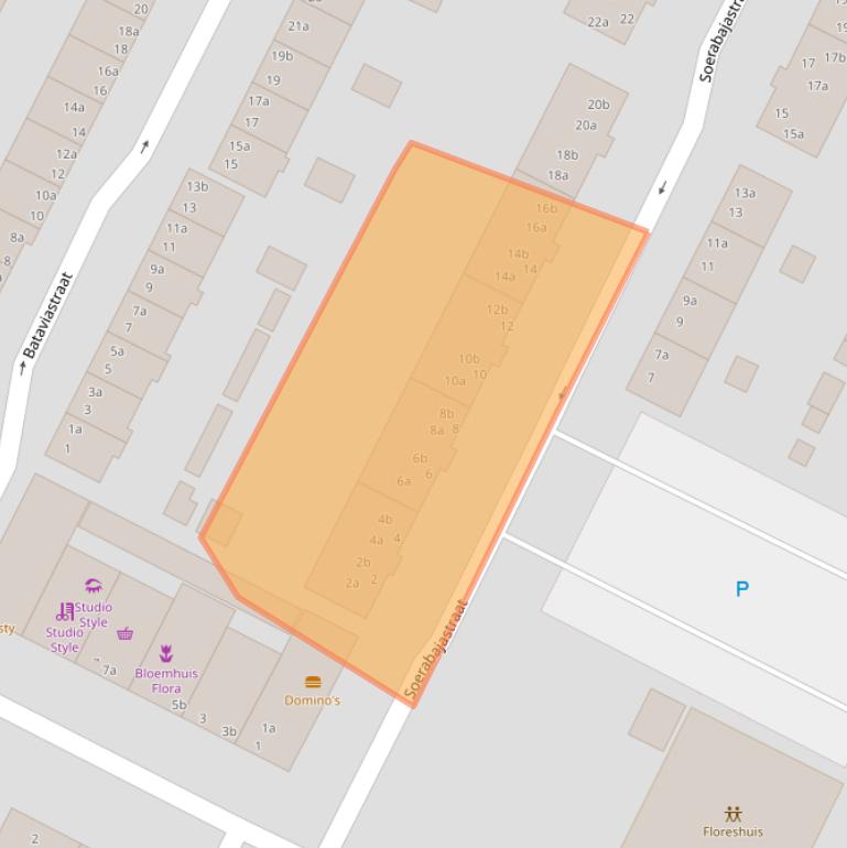 Kaart van postcodegebied 9715LS.