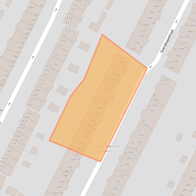 Kaart van postcodegebied 9715LV.