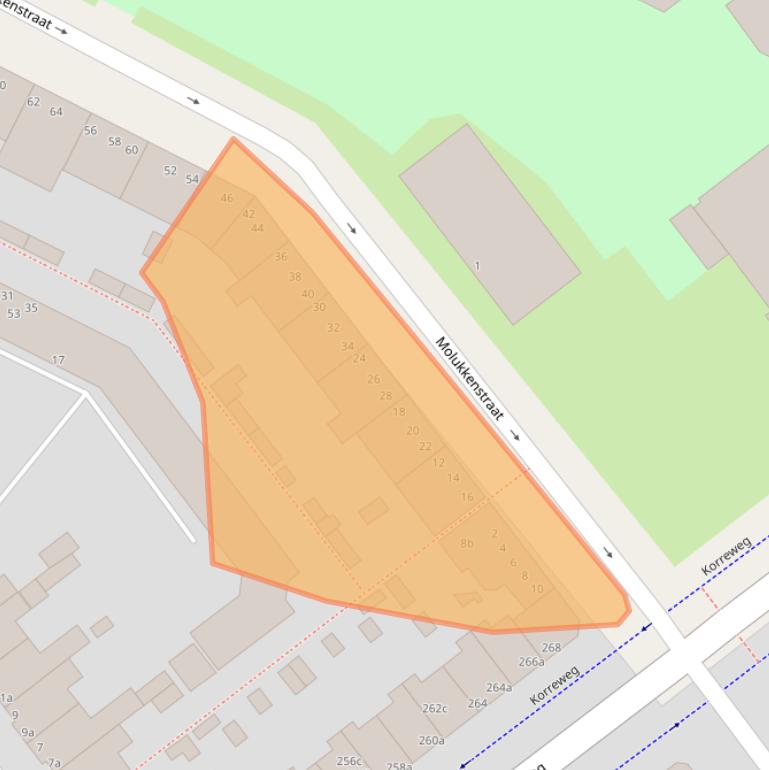 Kaart van postcodegebied 9715NV.