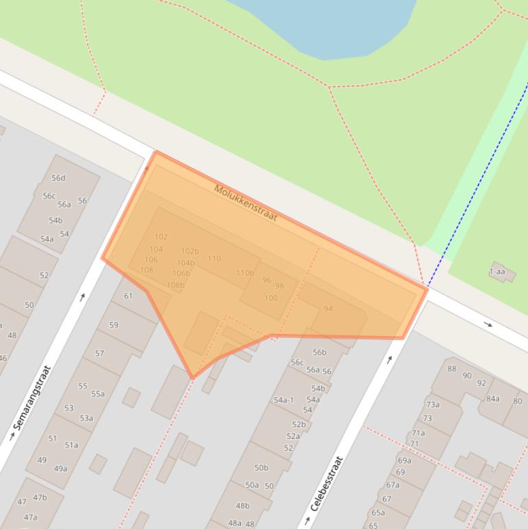 Kaart van postcodegebied 9715NX.