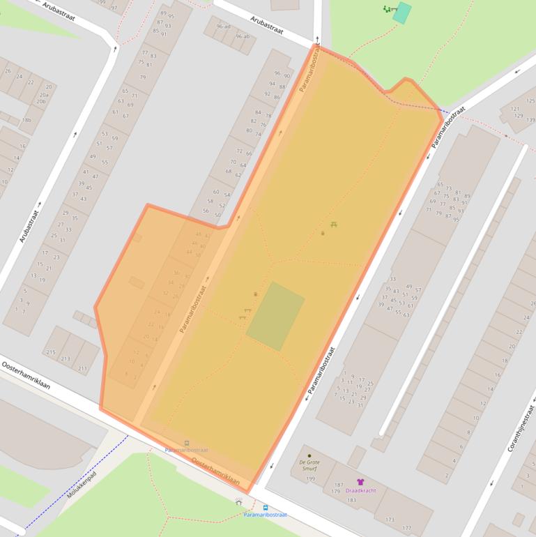 Kaart van postcodegebied 9715RP.