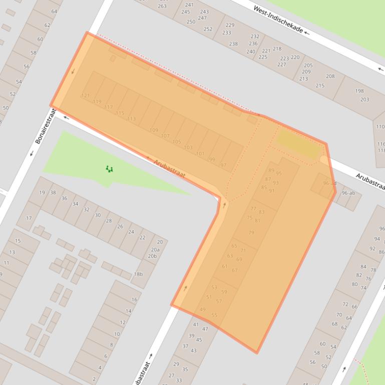 Kaart van postcodegebied 9715RV.