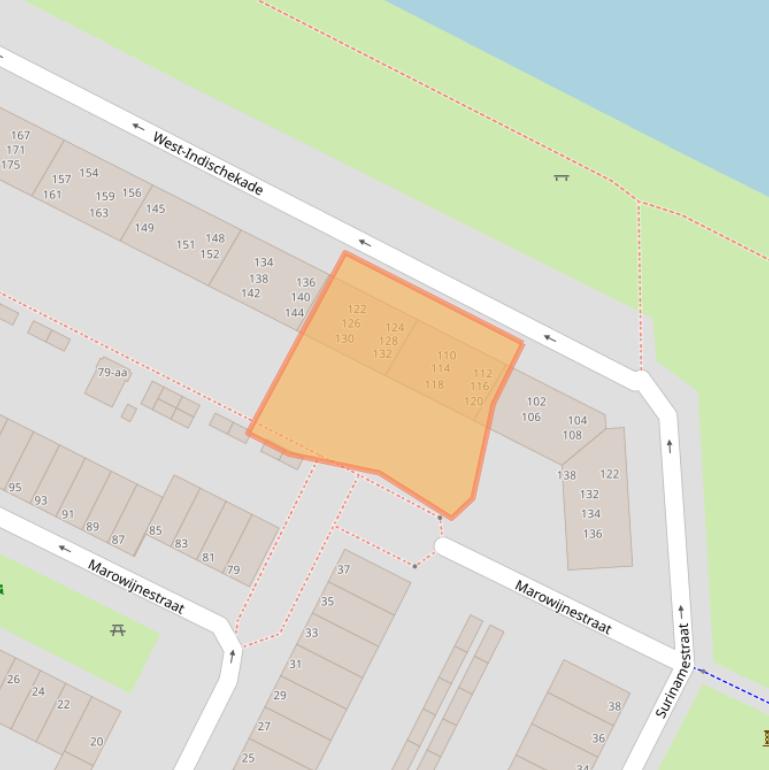 Kaart van postcodegebied 9715TG.