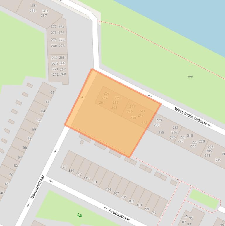 Kaart van postcodegebied 9715TN.