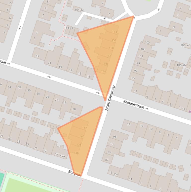 Kaart van postcodegebied 9716GH.