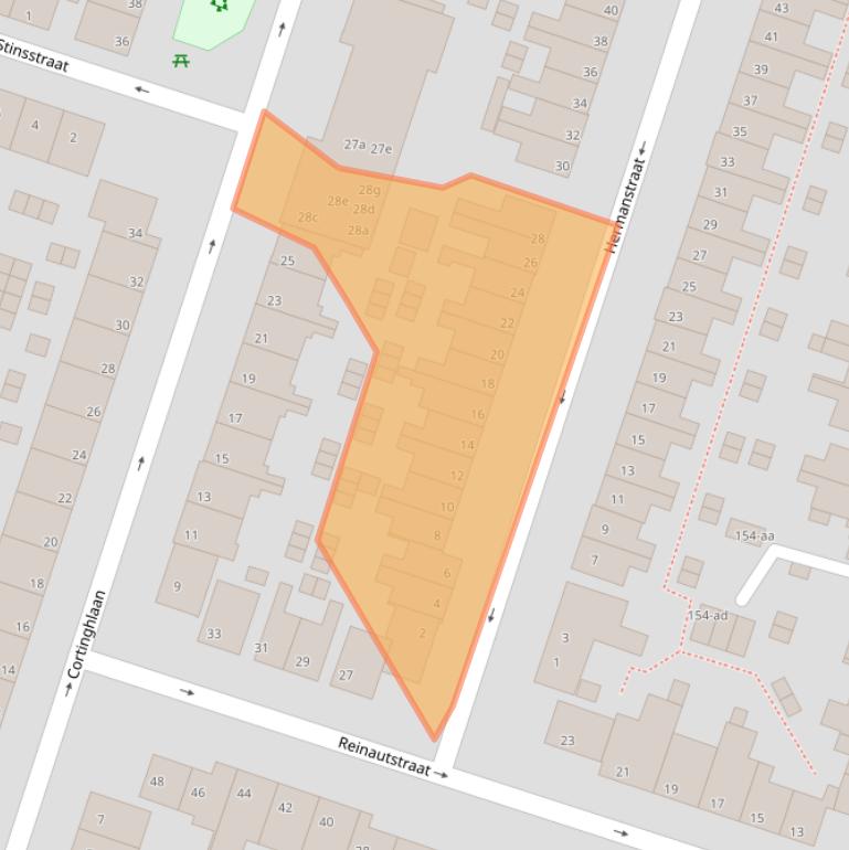 Kaart van postcodegebied 9716HK.