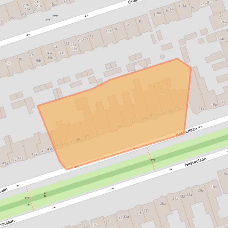 Kaart van postcodegebied 9717CG.