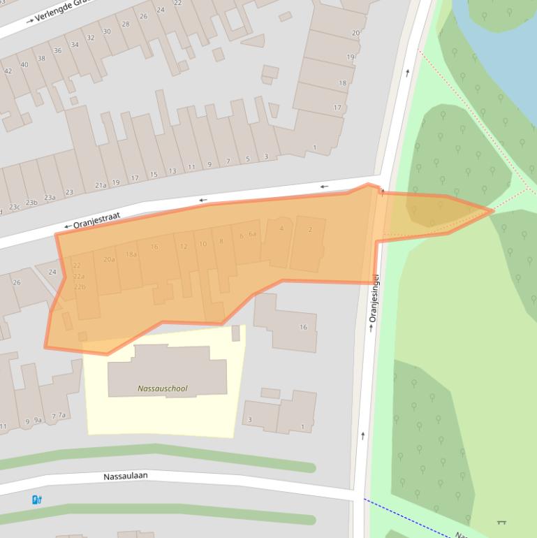 Kaart van postcodegebied 9717GB.