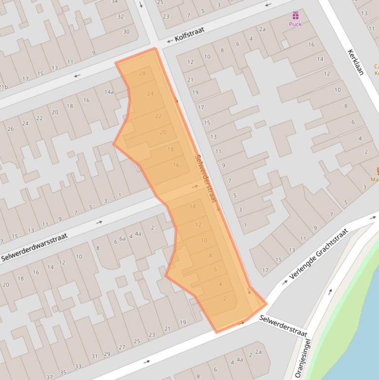 Kaart van postcodegebied 9717GK.