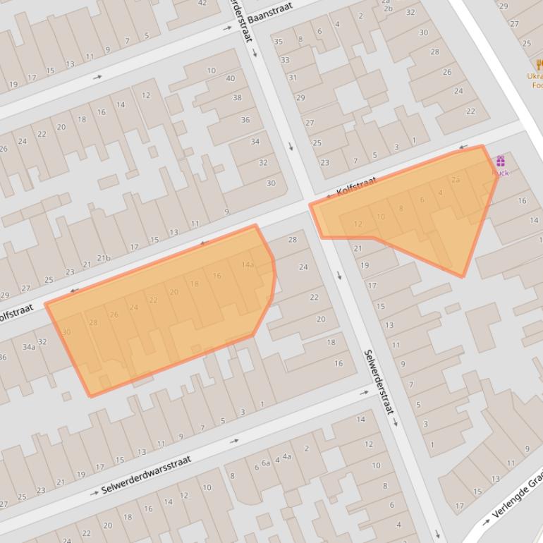 Kaart van postcodegebied 9717GR.