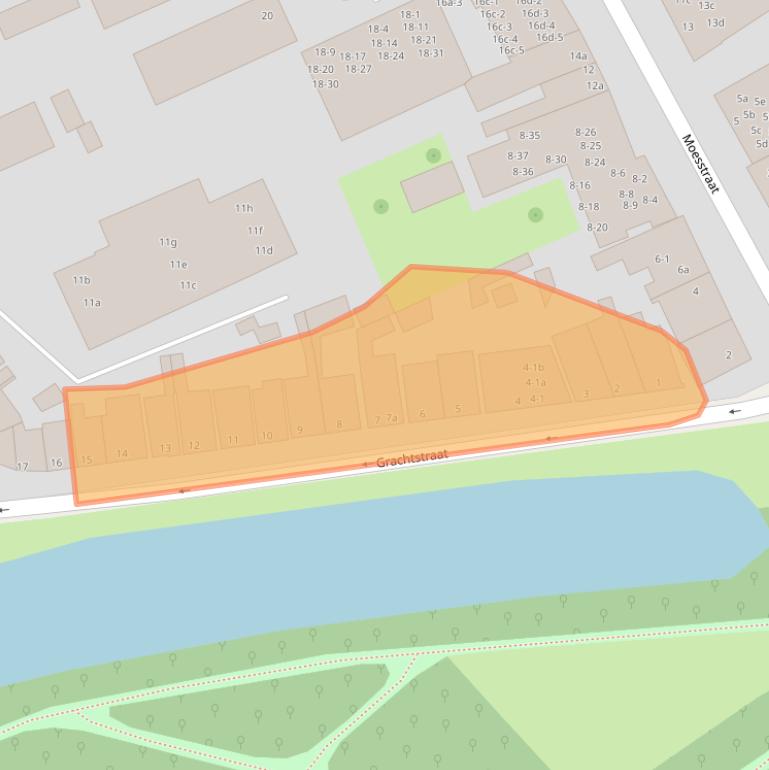 Kaart van postcodegebied 9717HH.