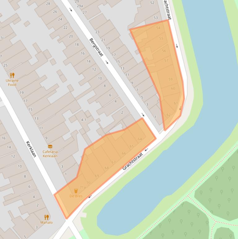 Kaart van postcodegebied 9717HL.