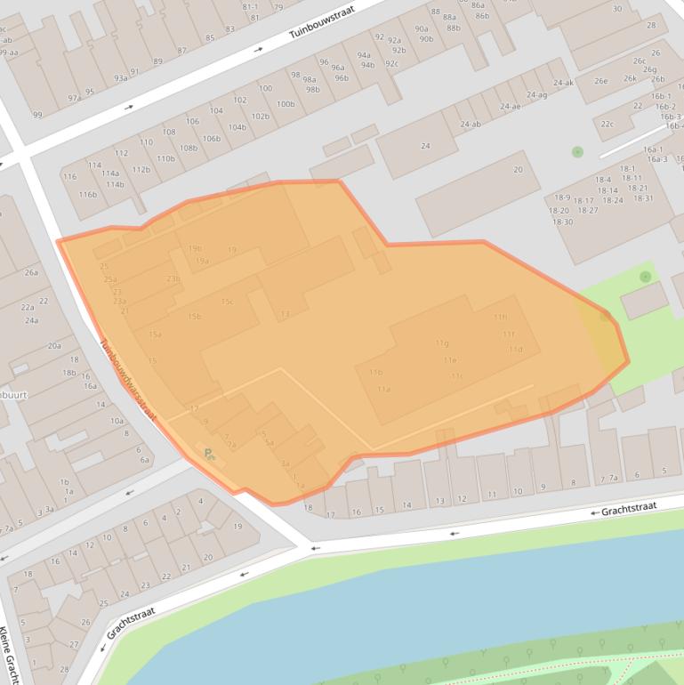 Kaart van postcodegebied 9717HT.