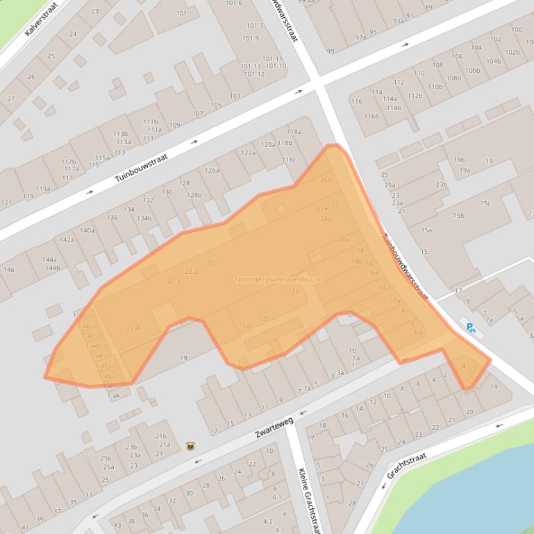 Kaart van postcodegebied 9717HV.