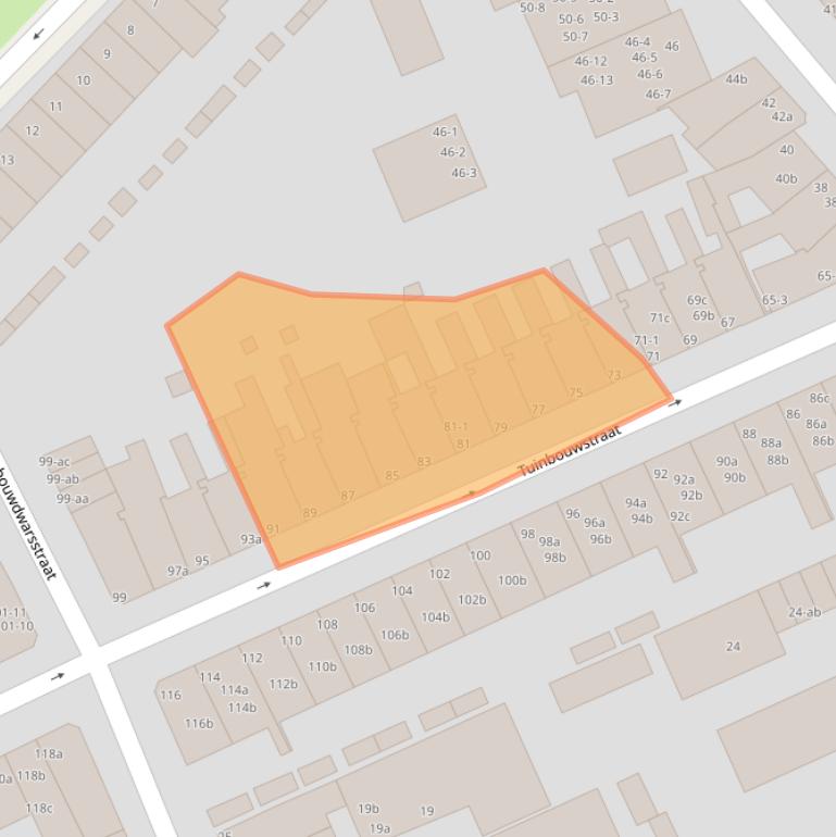 Kaart van postcodegebied 9717JD.