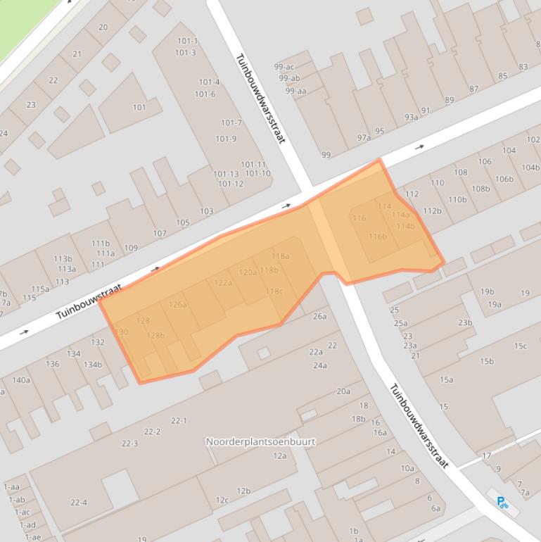 Kaart van postcodegebied 9717JP.