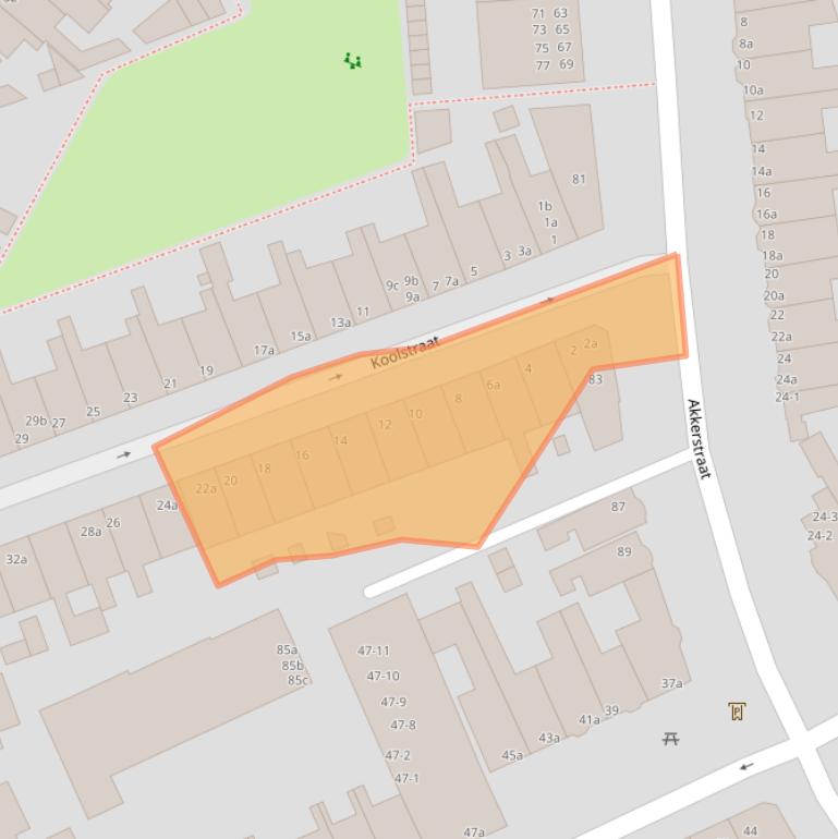 Kaart van postcodegebied 9717KD.