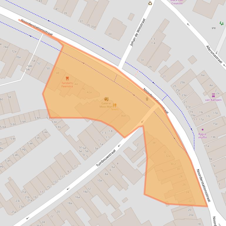 Kaart van postcodegebied 9717KP.