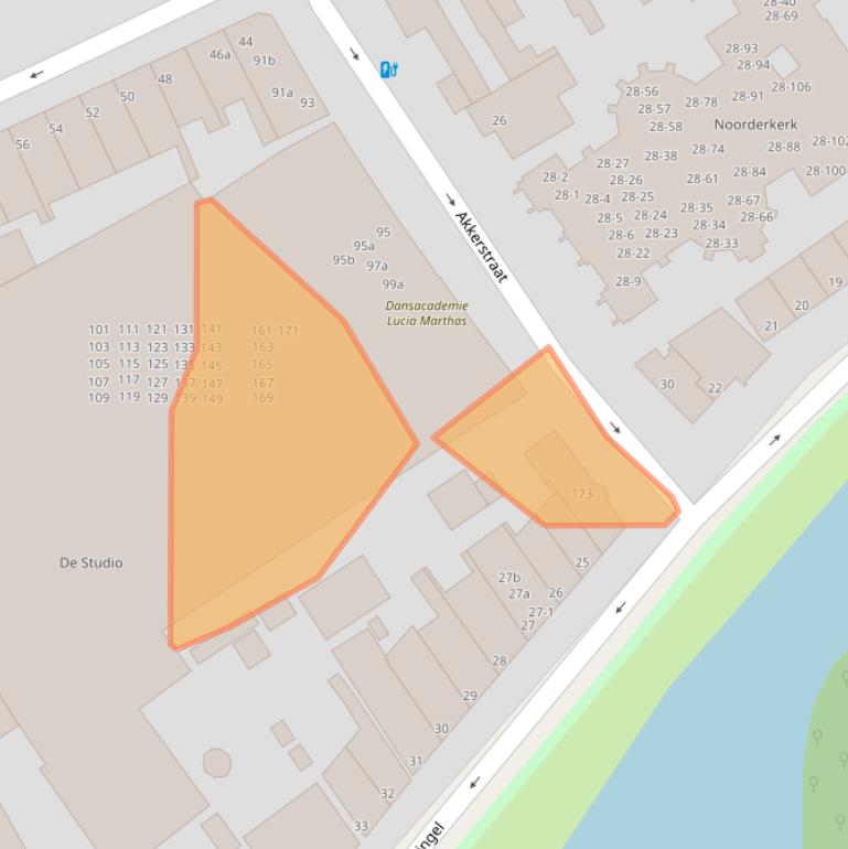 Kaart van postcodegebied 9717KX.