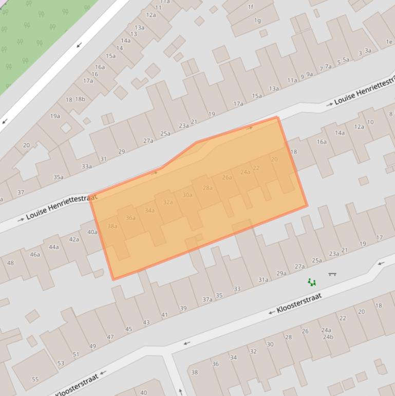 Kaart van postcodegebied 9717LL.