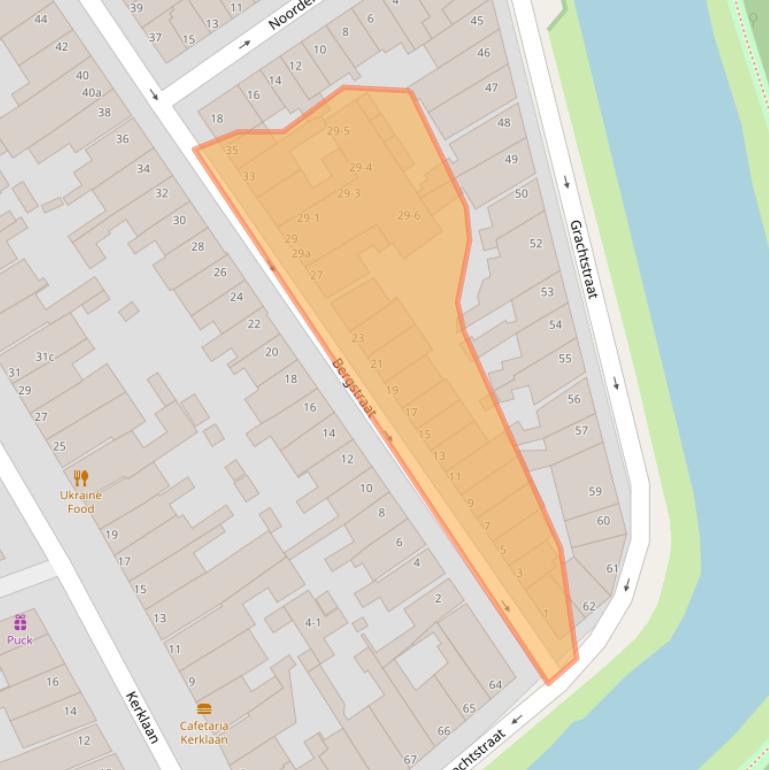 Kaart van postcodegebied 9717LR.