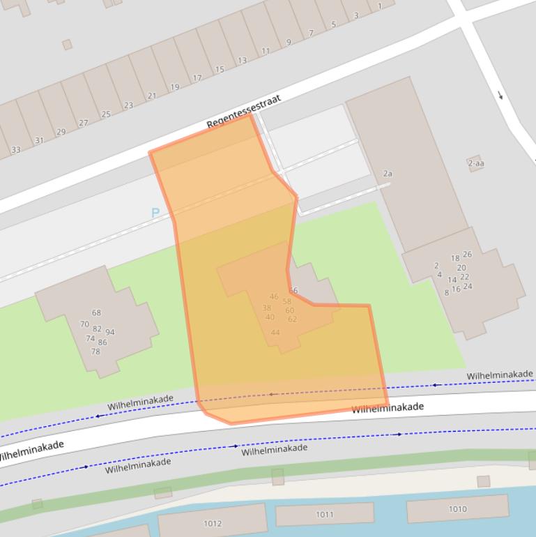 Kaart van postcodegebied 9717MB.