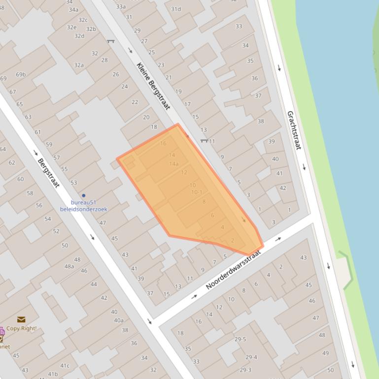 Kaart van postcodegebied 9717NB.