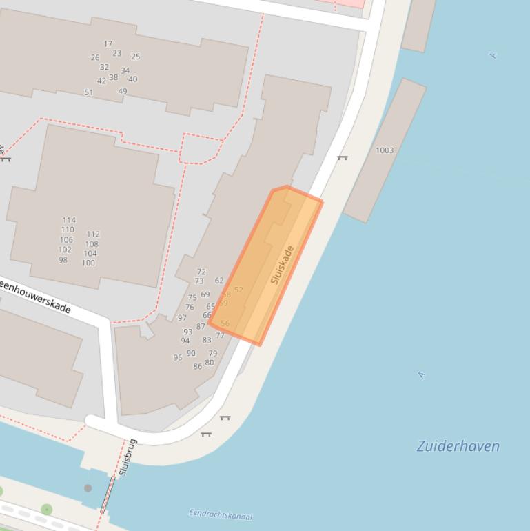 Kaart van postcodegebied 9718DE.