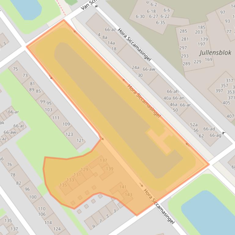 Kaart van postcodegebied 9721HD.