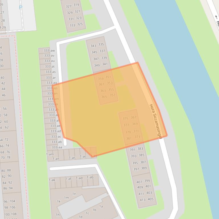 Kaart van postcodegebied 9721HK.