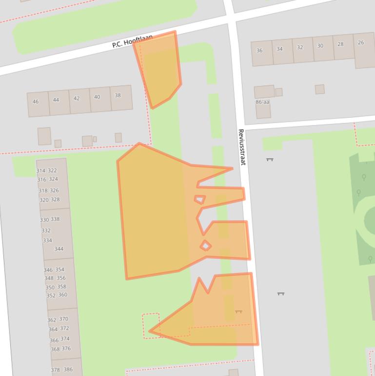 Kaart van postcodegebied 9721KR.