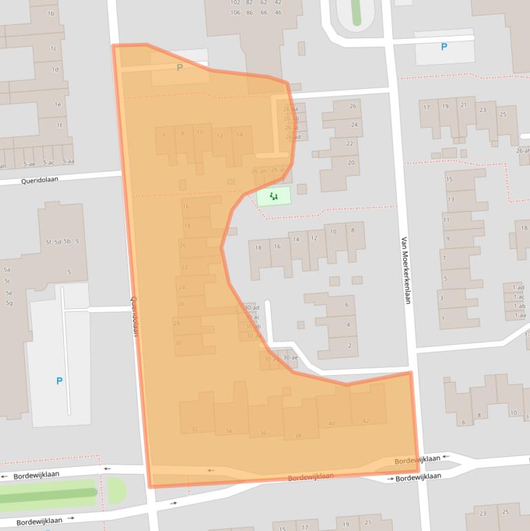 Kaart van postcodegebied 9721SX.