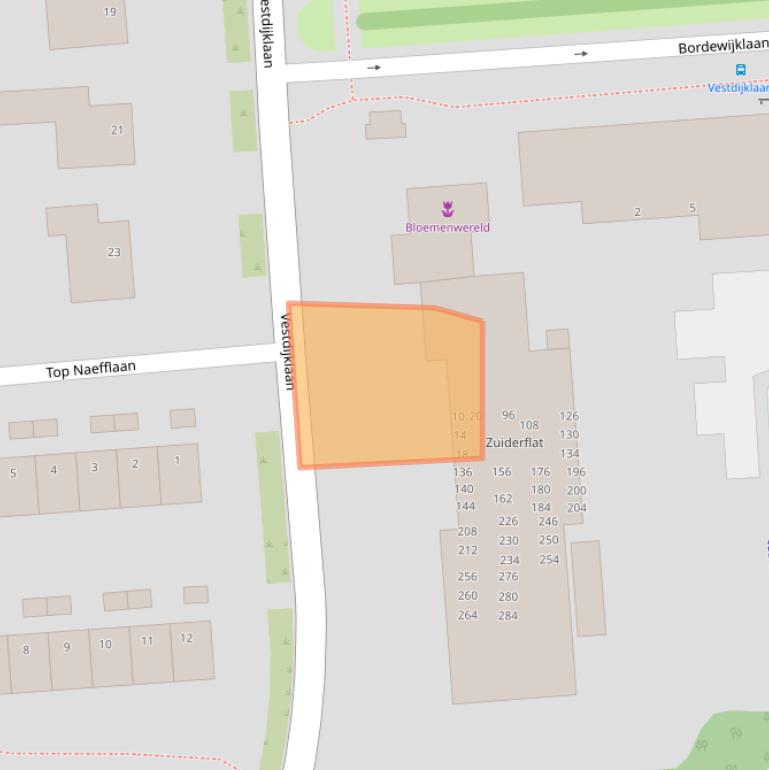 Kaart van postcodegebied 9721VP.