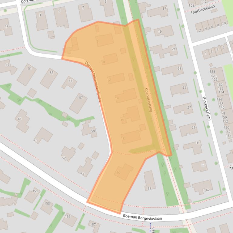 Kaart van postcodegebied 9722LK.