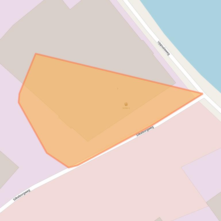 Kaart van postcodegebied 9723AL.