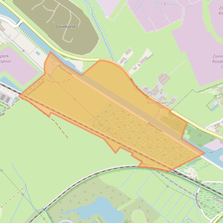 Kaart van postcodegebied 9723CH.