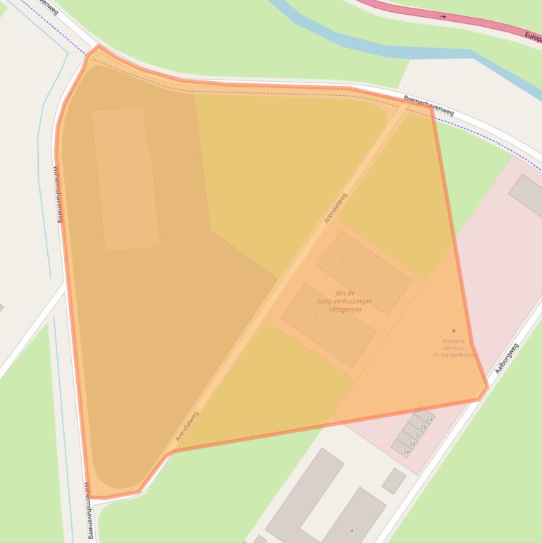 Kaart van postcodegebied 9723CM.