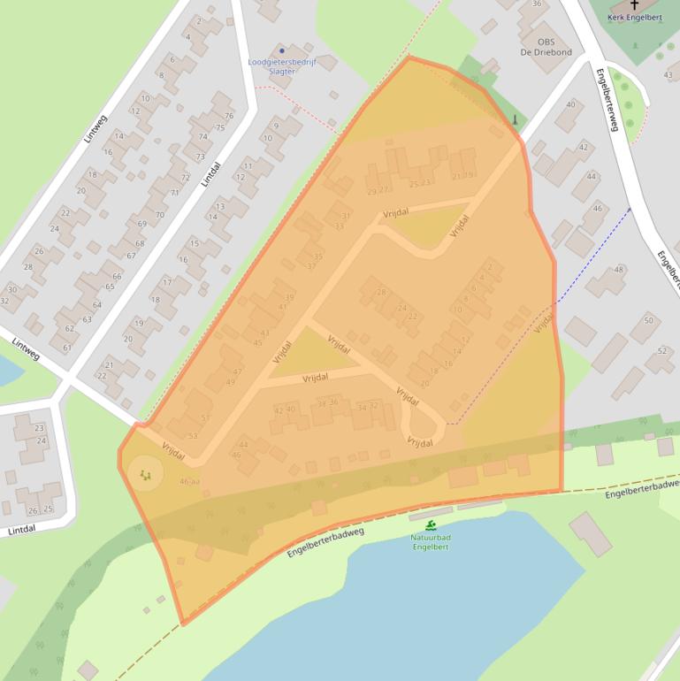 Kaart van postcodegebied 9723CZ.