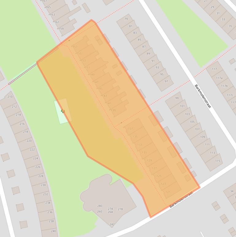 Kaart van postcodegebied 9723DD.