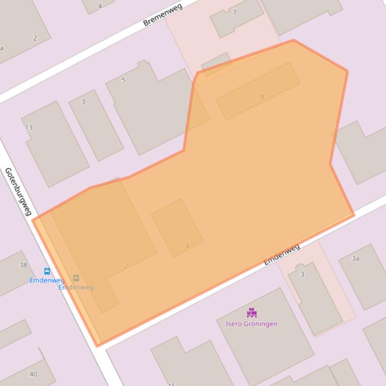 Kaart van postcodegebied 9723TB.