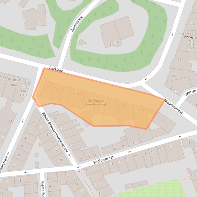 Kaart van postcodegebied 9724AN.