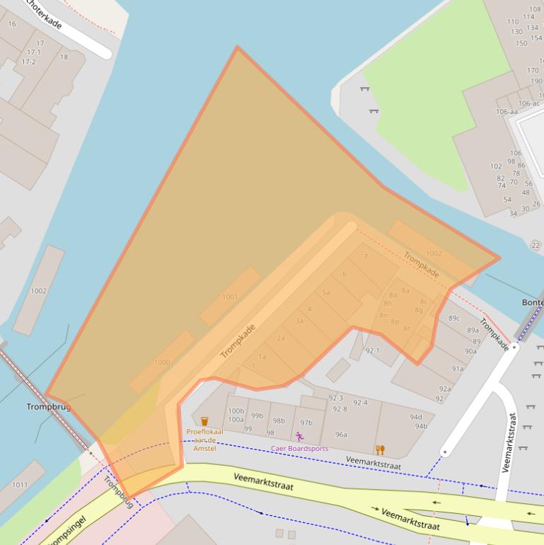 Kaart van postcodegebied 9724GD.