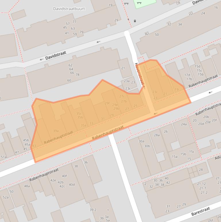 Kaart van postcodegebied 9725CB.