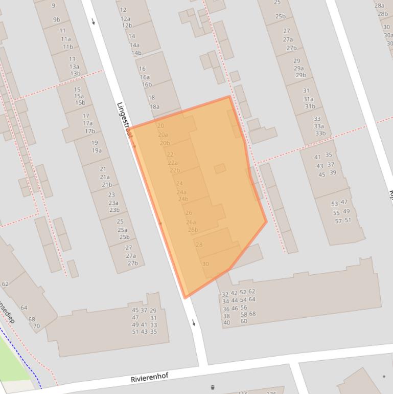 Kaart van postcodegebied 9725GR.