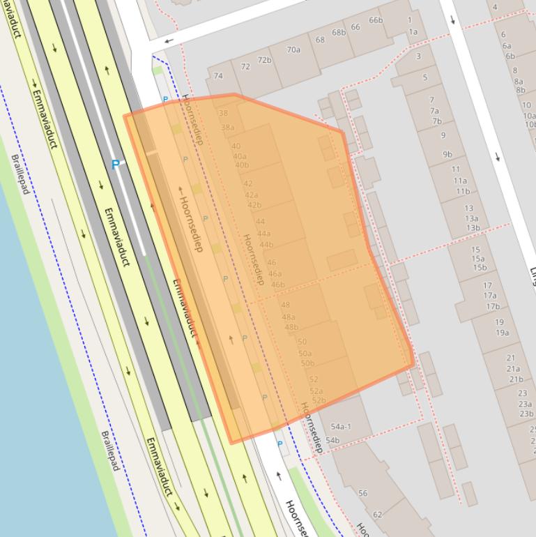 Kaart van postcodegebied 9725HL.
