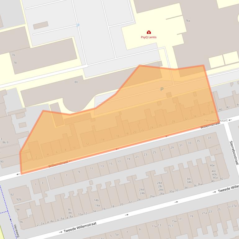 Kaart van postcodegebied 9725JC.