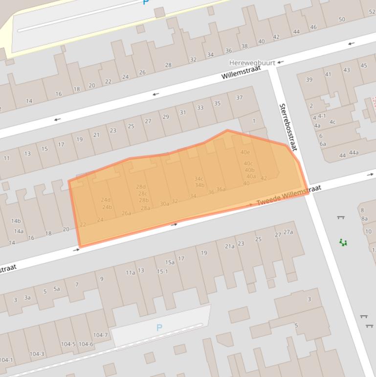 Kaart van postcodegebied 9725JK.