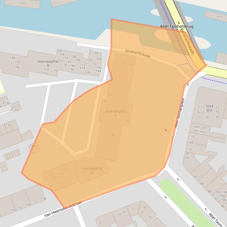 Kaart van postcodegebied 9726GB.