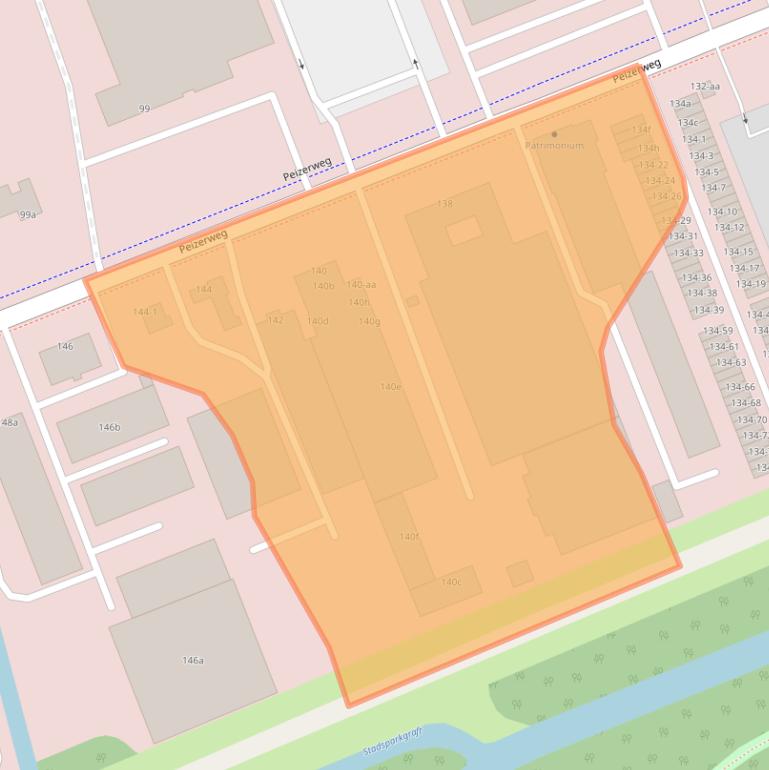 Kaart van postcodegebied 9727AP.